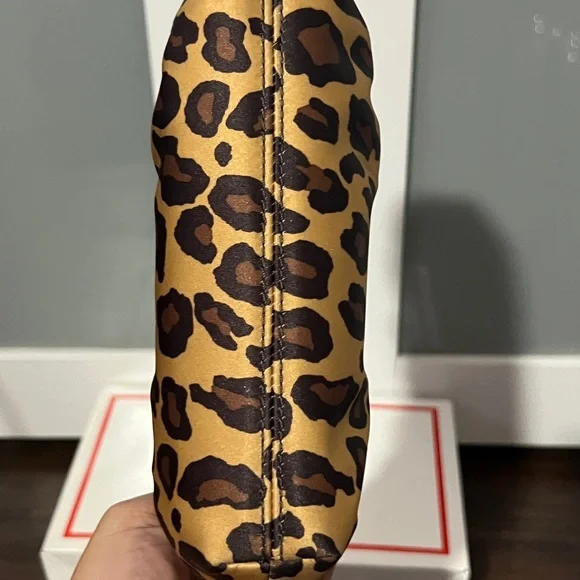 Coach Tan and Brown Leopard Wristlet - Picture 3 of 5